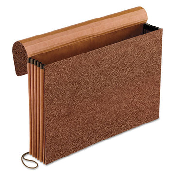 Pendaflex® Standard Expanding Wallet, 5.25" Expansion, 1 Section, Legal Size, Red Fiber freeshipping - TVN Wholesale